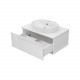 Приобрести SAVOY - 80 Тумба подвесная с 1 ящ. белый / раковина в магазине сантехники Santeh-Crystal.ru
