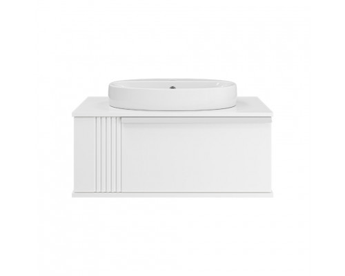 Приобрести SAVOY - 80 Тумба подвесная с 1 ящ. белый / раковина в магазине сантехники Santeh-Crystal.ru