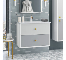 Анастейша - 80 Тумба подвесная с 2 ящ. / раковина