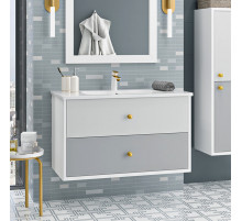 Анастейша -100 Тумба подвесная с 2 ящ. / раковина