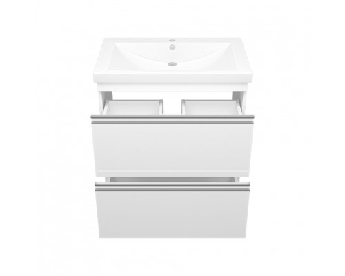 Приобрести Ингрид - 75 Тумба напольная с 2 ящ.эмаль / раковина в магазине сантехники Santeh-Crystal.ru