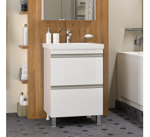 Ингрид - 60 Тумба напольная с 2 ящ.эмаль / раковина