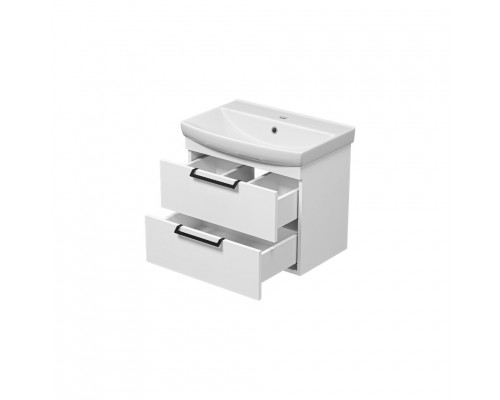 Приобрести Клермонт - 60 тумба подвесная 2 ящ. / раковина в магазине сантехники Santeh-Crystal.ru