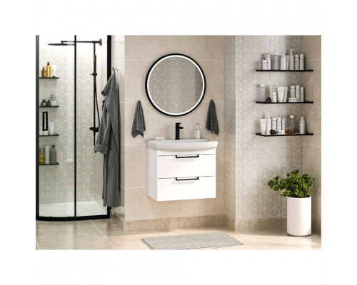 Приобрести Клермонт - 60 тумба подвесная 2 ящ. / раковина в магазине сантехники Santeh-Crystal.ru