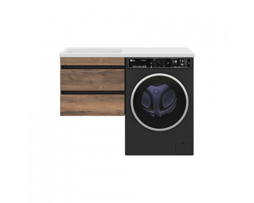 Купить Коломбо - 60 Тумба под стиральную машину подвесная 2 ящ. / раковина левая в магазине сантехники Santeh-Crystal.ru