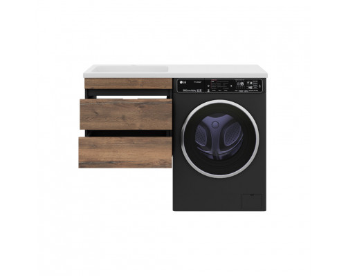 Купить Коломбо - 60 Тумба под стиральную машину подвесная 2 ящ. / раковина левая в магазине сантехники Santeh-Crystal.ru