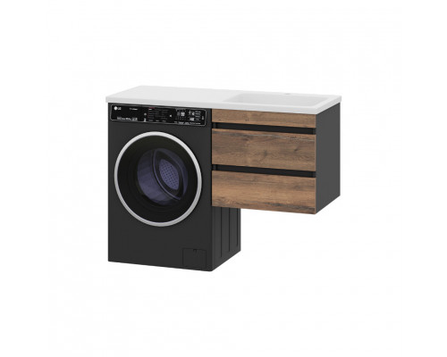 Заказать Коломбо - 60 Тумба под стиральную машину подвесная 2 ящ. / раковина правая в магазине сантехники Santeh-Crystal.ru