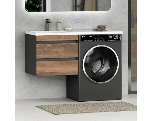 Заказать Коломбо - 60 Тумба под стиральную машину подвесная 2 ящ. / раковина правая в магазине сантехники Santeh-Crystal.ru