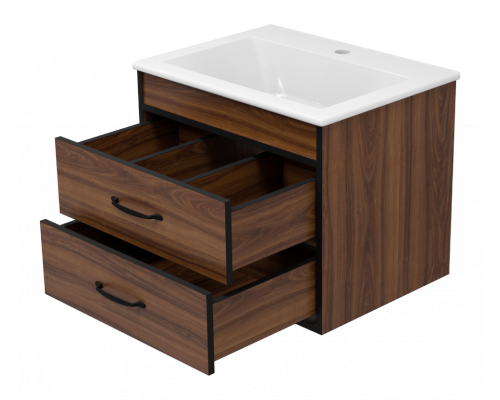 Купить Кедр - 60 Тумба подвесная с 2 ящ. / раковина в магазине сантехники Santeh-Crystal.ru