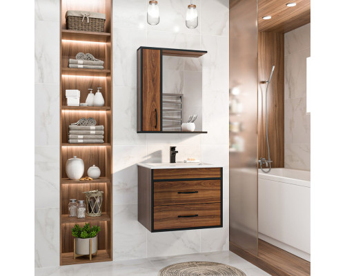 Купить Кедр - 60 Тумба подвесная с 2 ящ. / раковина в магазине сантехники Santeh-Crystal.ru