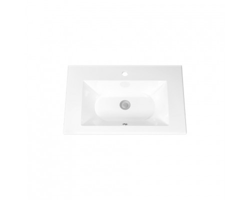 Купить Пайн - 70 Тумба прямая подвесная (Дуб Уайт Ревер) / раковина в магазине сантехники Santeh-Crystal.ru