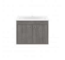 Пайн - 60 Тумба прямая подвесная (Дуб Уайт Ревер) / раковина