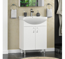 Изео - 60 Тумба напольная прямая, (ПВХ) / раковина