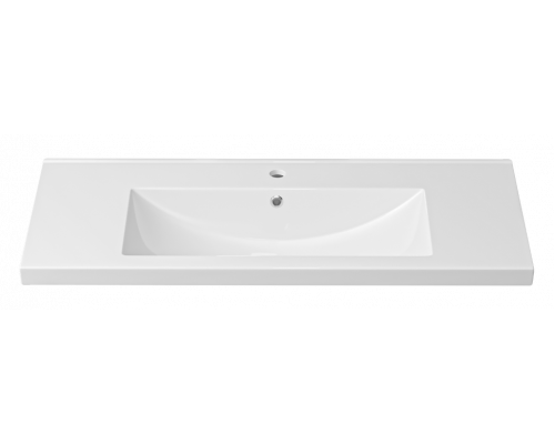 Твист -100 Тумба 2 ящ. подвесная, белая эмаль / раковина