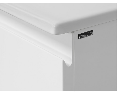 ТИВОЛИ - 60 Тумба подвесная, с 2 ящ., белая / раковина