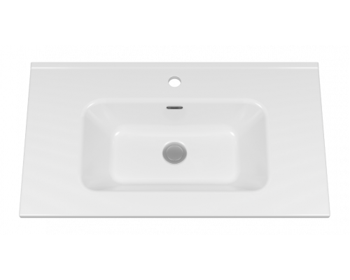 ТИВОЛИ - 80 Тумба подвесная, с 2 ящ., белая / раковина