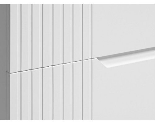 ТИВОЛИ - 80 Тумба подвесная, с 2 ящ., белая / раковина