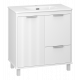 РИСАКА белая - 80 Тумба напольная 2 дв. 1 ящ. мат. эмаль / раковина