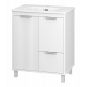 РИСАКА белая - 70 Тумба напольная 2 дв. 1 ящ. мат. эмаль / раковина