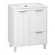 РИСАКА белая - 70 Тумба напольная 2 дв. 1 ящ. мат. эмаль / раковина