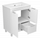 РИСАКА белая - 70 Тумба напольная 2 дв. 1 ящ. мат. эмаль / раковина