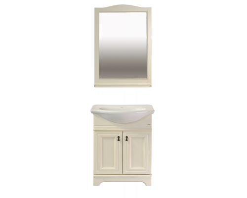 Купить Лувр - 60 Тумба напольная, слоновая кость / раковина в магазине сантехники Santeh-Crystal.ru