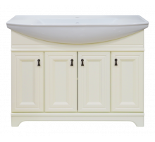 Лувр -105 Тумба напольная, слоновая кость / раковина