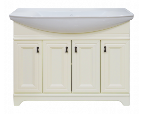 Купить Лувр -105 Тумба напольная, слоновая кость / раковина в магазине сантехники Santeh-Crystal.ru