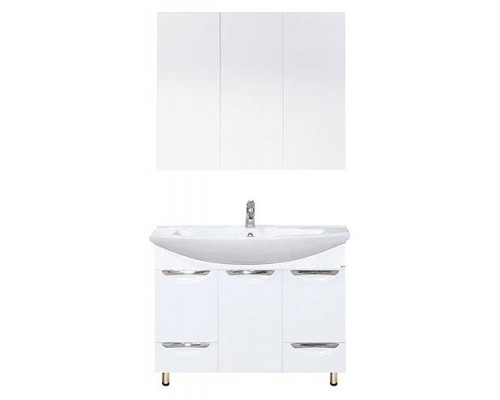 Заказать Лаванда -105 Тумба с 2 ящ. белая / раковина в магазине сантехники Santeh-Crystal.ru