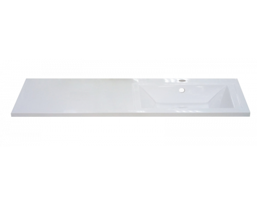 Заказать Фостер - 55 Тумба напольная 3 ящ. под стиральную машину, белая / раковина левая в магазине сантехники Santeh-Crystal.ru