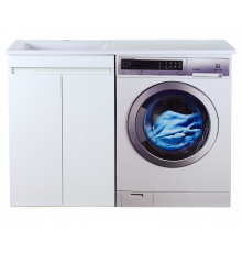 Фостер - 55 Тумба напольная прямая под стиральную машину/ раковина левая