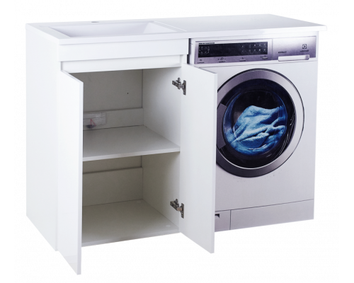 Заказать Фостер - 55 Тумба напольная прямая под стиральную машину/ раковина левая в магазине сантехники Santeh-Crystal.ru