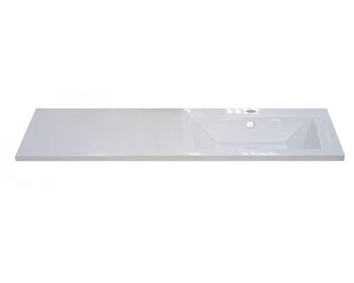 Заказать Фостер - 55 Тумба подвесная с 2 ящ. под стиральную машину, белая / раковина левая в магазине сантехники Santeh-Crystal.ru