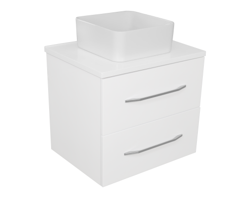 Купить Челси - 60 тумба подвесная с 2 ящ. / столешница в магазине сантехники Santeh-Crystal.ru