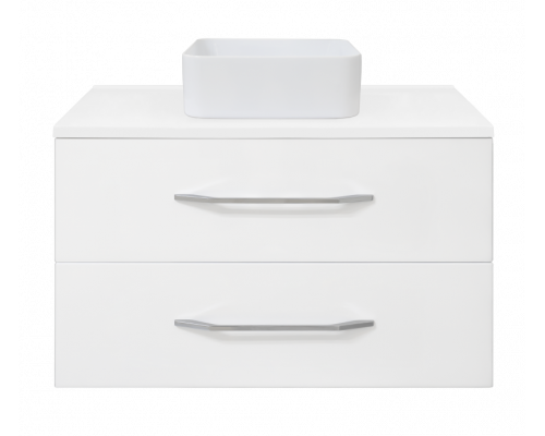 Приобрести Челси - 80 тумба подвесная с 2 ящ. / столешница в магазине сантехники Santeh-Crystal.ru