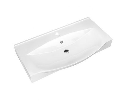 Заказать Элвис - 85 Тумба напольная с 2 ящ. белая эмаль / раковина в магазине сантехники Santeh-Crystal.ru