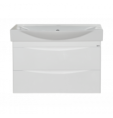 Элвис -105 Тумба подвесная с 2 ящ.белая эмаль  / раковина