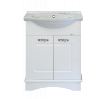 Эльбрус - 65 Тумба белая эмаль / раковина