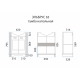 Приобрести Эльбрус - 65 Тумба белая эмаль / раковина в магазине сантехники Santeh-Crystal.ru
