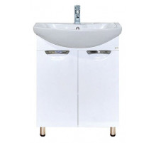 Лаванда - 60 Тумба прямая белая / раковина