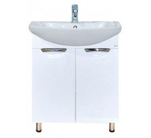 Лаванда - 70 Тумба прямая белая / раковина