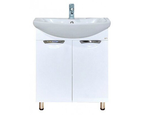 Заказать Лаванда - 70 Тумба прямая белая / раковина в магазине сантехники Santeh-Crystal.ru