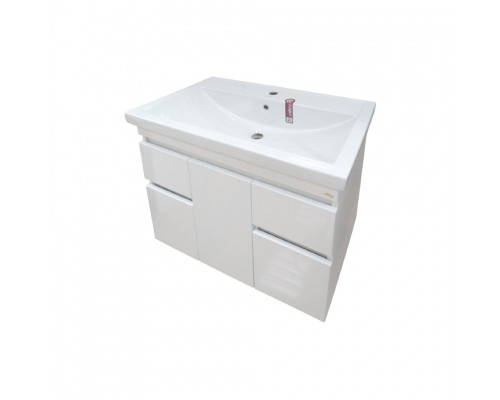 Заказать Фостер - 80 Тумба напольная с 2 ящ. белая / раковина в магазине сантехники Santeh-Crystal.ru