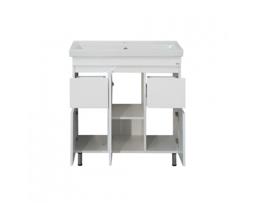 Заказать Фостер - 80 Тумба напольная с 2 ящ. белая / раковина в магазине сантехники Santeh-Crystal.ru
