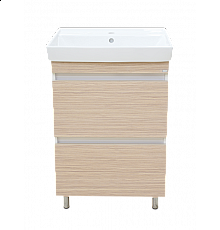 Слим - 60 тумба напольная (ЛДСП/2 ящ.) / раковина