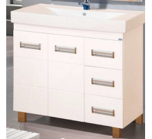 Селена -90 Тумба прямая с 3 ящ./ рак-на (компл.)