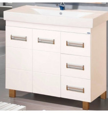 Селена -90 Тумба прямая с 3 ящ./ рак-на (компл.)