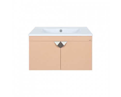 Приобрести Сахара - 75 Тумба прямая подвесная песочная / раковина в магазине сантехники Santeh-Crystal.ru