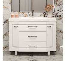 Терра -110 Тумба белая с 3 ящ. / раковина