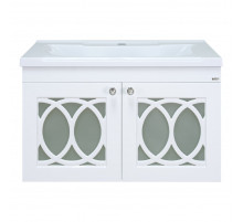 ТОНДО - 70 Тумба подвесная белая / раковина